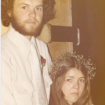 mike & sue rush wedding 1975